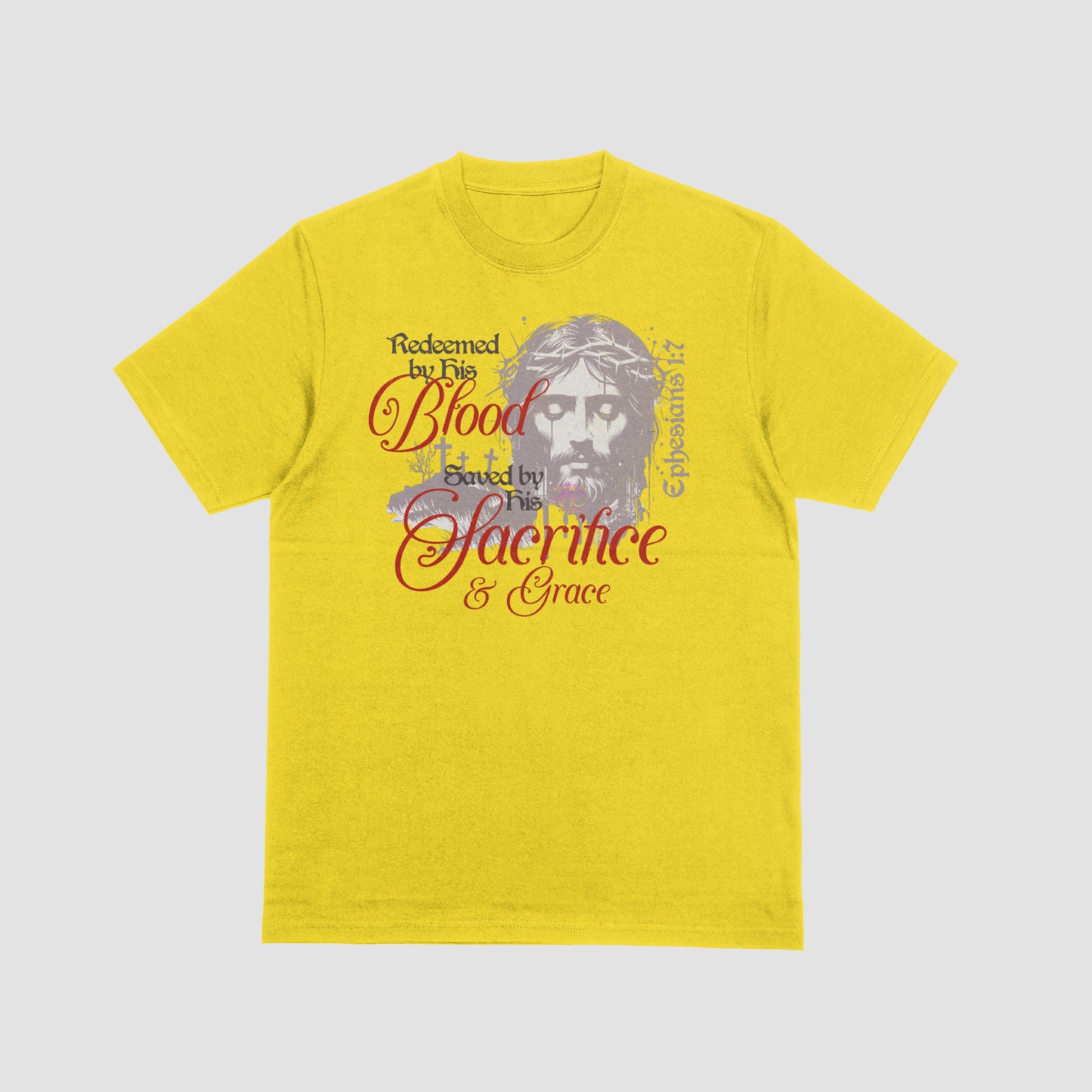 Redeemed by his blood.